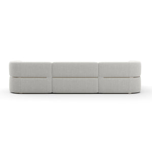   Ribbed Linen Sectional Sofa | Oroa.com