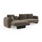 Linen Left Chaise Sectional Sofa S | Caracole Overlap | Oroa.com