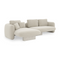 Linen Left Chaise Sectional Sofa S | Caracole Overlap | Oroa.com