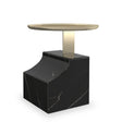 Black Marble Accent Table | Caracole Overlap | Oroa.com