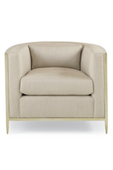 Off-White Linen Accent Chair | Caracole Ice Breaker | Oroa.com