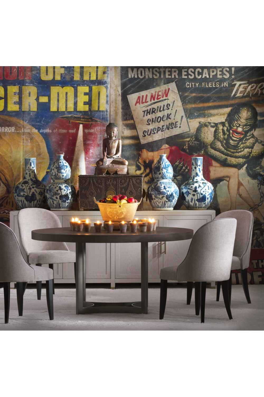 Multi-Colored Upholstered Dining Chair | Andrew Martin Aldwick | Oroa.com