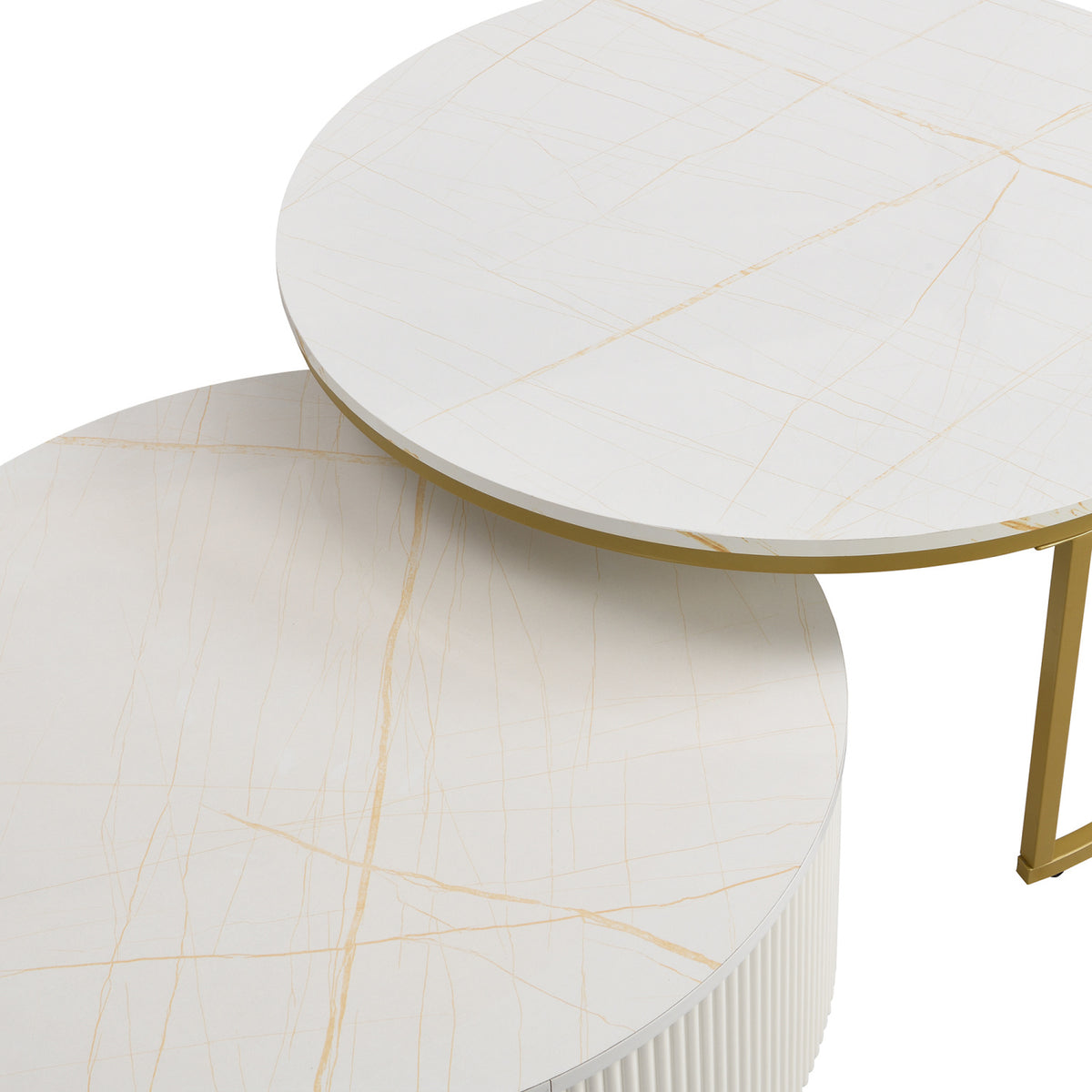 Modern European furniture - Modern Round Nesting Coffee Table - www.oroa.com