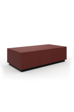 Red Gloss Rectangular Coffee Table | Caracole Couture | Oroa.com