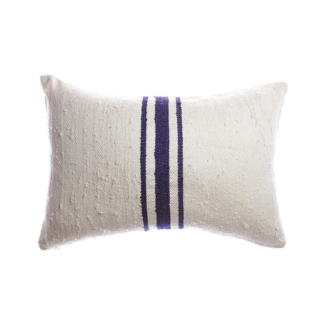 Natural Handwoven Throw Pillow | Homelosophy Silk