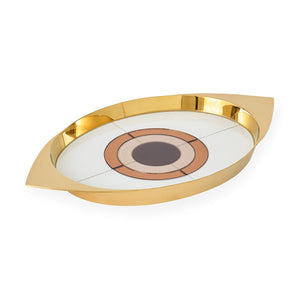 Polished Brass Eye Tray | Jonathan Adler Chambeige | Oroa.com