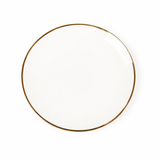 Narrow Gold Rim Salad Plate Plate- Set of 4