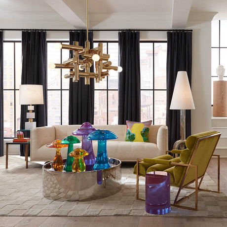 Turquoise Acrylic Decorative Object | Jonathan Adler Mushroom