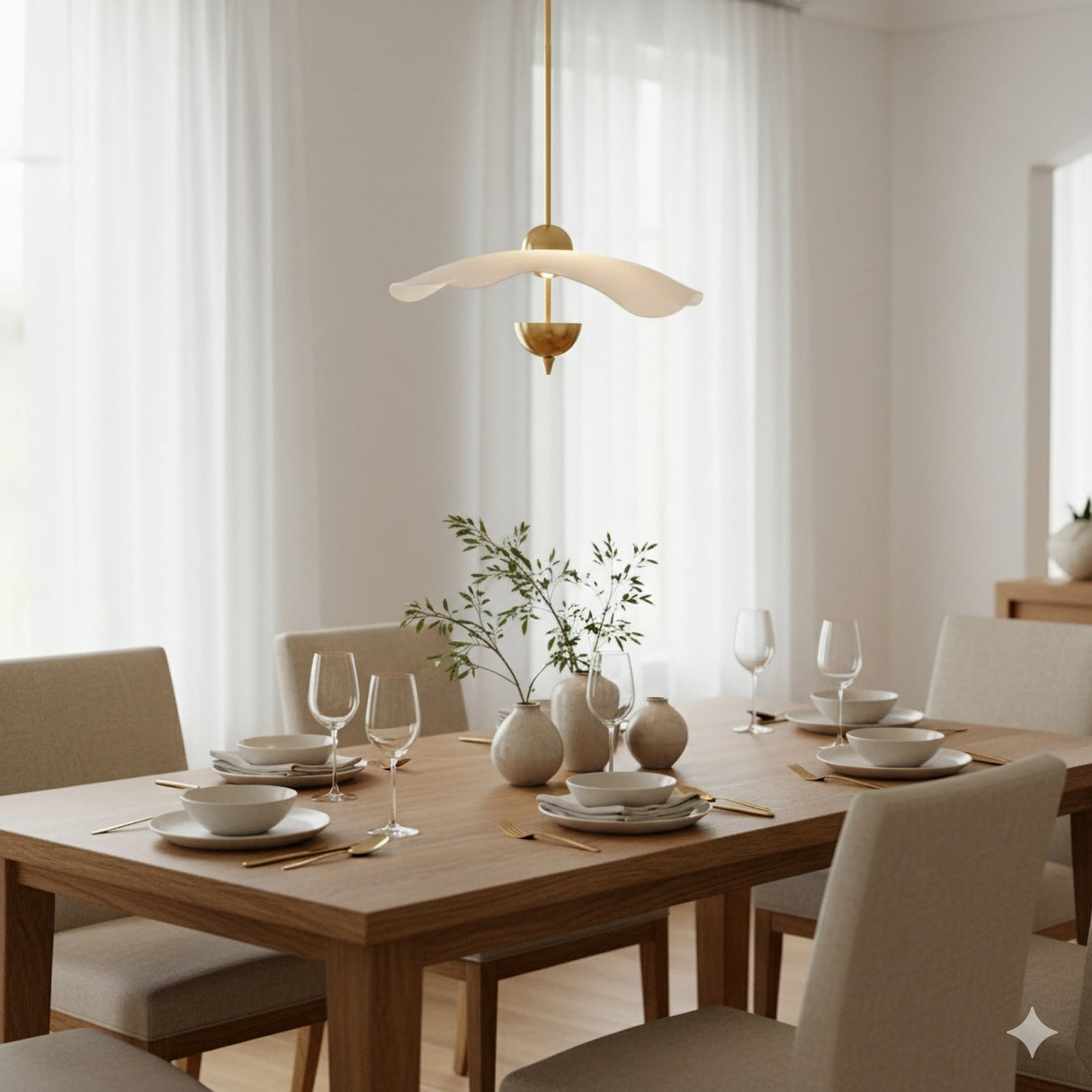 White Lotus Pendant Light - OROA