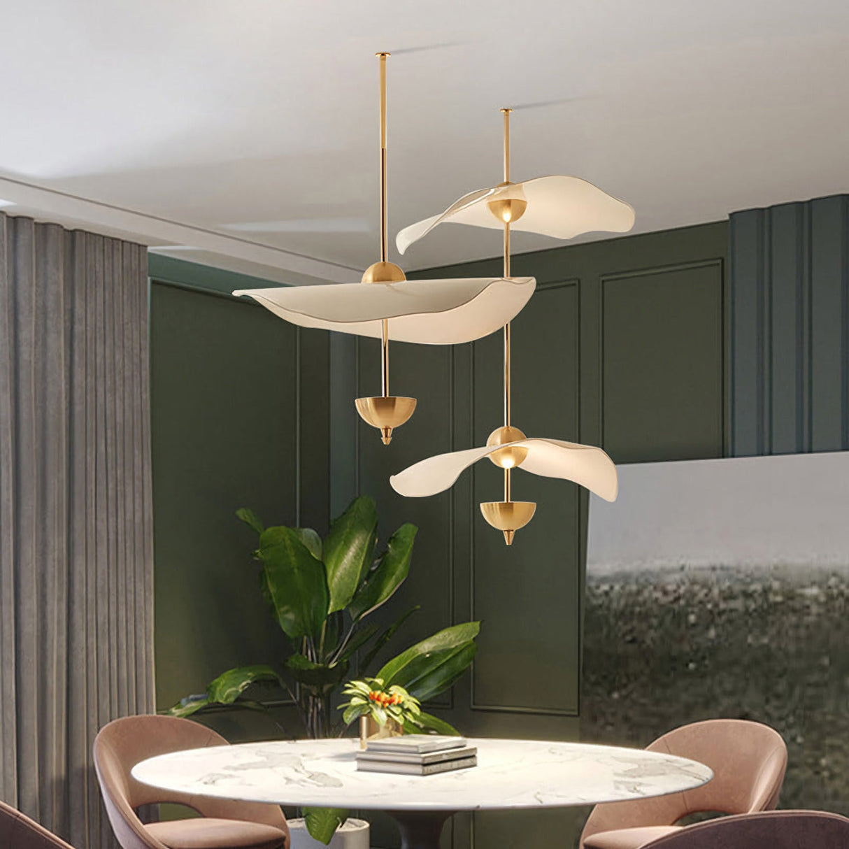 White Lotus Pendant Light - OROA