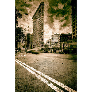   Sepia Iconic Building Photographic Art | Oroa.com