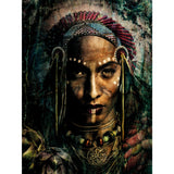 Tribal Face Photographic Art | Cobra Art Indian Portrait