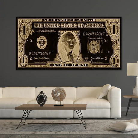   Money-Themed Wall Art | Oroa.com