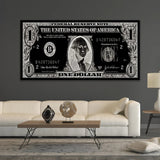 Banknote Wall Art | Cobra Art Silver Dollar