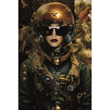 Modern European furniture - Futuristic Woman Photographic Art - www.oroa.com