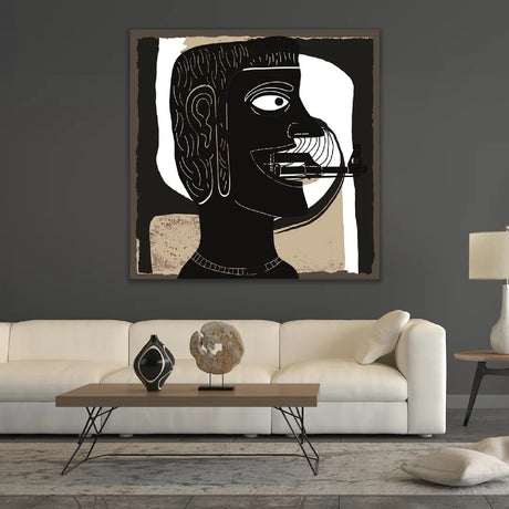   Surrealistic Man Drawing Art | Oroa.com