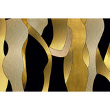 Modern Minimalist Abstract Art | Cobra Art Composition in Gold