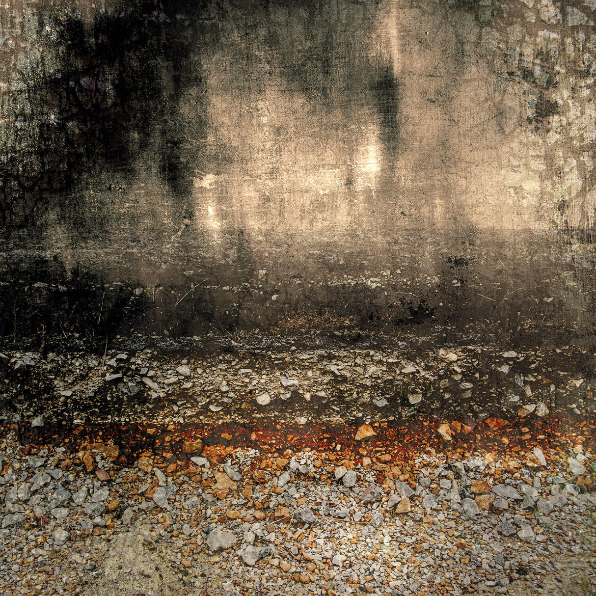   Weathered Earth-Toned Abstract Art | Oroa.com