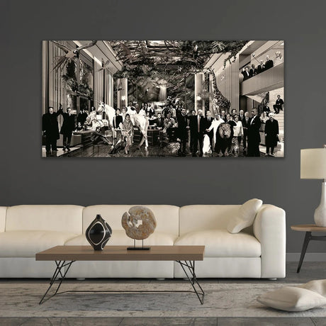   Legendary Figures Photographic Sepia Art | Oroa.com