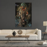 Modern European furniture - Ornately Costumed Figure Photographic Art - www.oroa.com