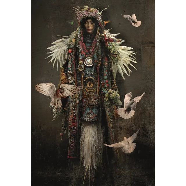Modern European furniture - Elaborately Dressed Figure Photographic Art - www.oroa.com
