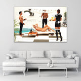 Lounging by the Pool Photographic Art | Cobra Art Five Drops of C. no 5
