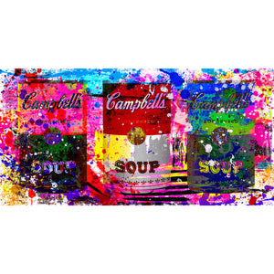   Multicolored Soup Cans Photographic Art | Oroa.com
