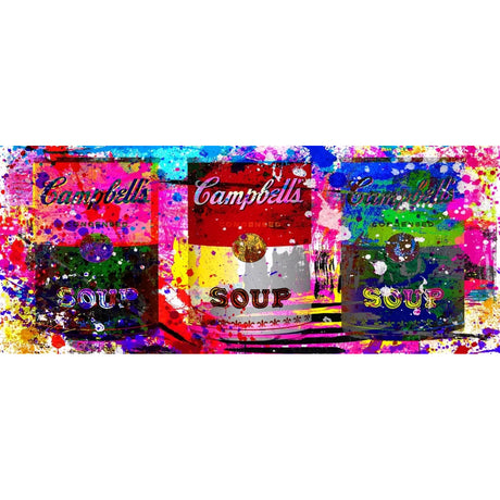   Modern European furniture - Multicolored Soup Cans Art Print - www.oroa.com | Oroa.com