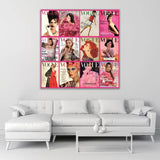 Pink Magazine Collage Photographic Art | Cobra Art Vogue