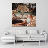 Lounging Poolside Photographic Art | Cobra Art Memories of Miami