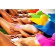 Five Girls Sunbathing Ladies In Colorful Hats photographic art print by Cobra Art