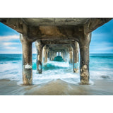 Ocean Waves Photographic Art | Cobra Art Dreamy Pier