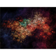 Autumn Leaves Multicolored Abstract photographic art print by Cobra Art