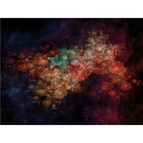 Autumn Leaves Multicolored Abstract photographic art print by Cobra Art