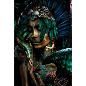 Amazonas Forest Inspired Headdress photographic art print by Cobra Art