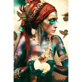 Iridescent Feminine Figure Photographic Art | Cobra Art Woman With Butterflies