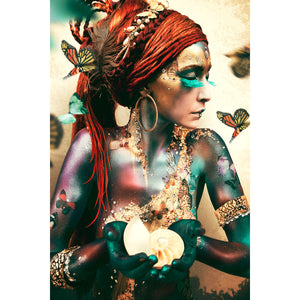   Iridescent Feminine Figure Photographic Art | Oroa.com