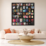 Black Shelf with Books Photographic Art | Cobra Art Books 2