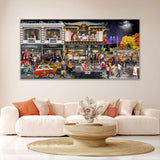 City Crowd Photographic Art | Cobra Art Another Day in Paradise