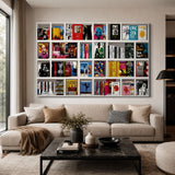 Bookcase-Inspired Collage Art | Cobra Art That's Life