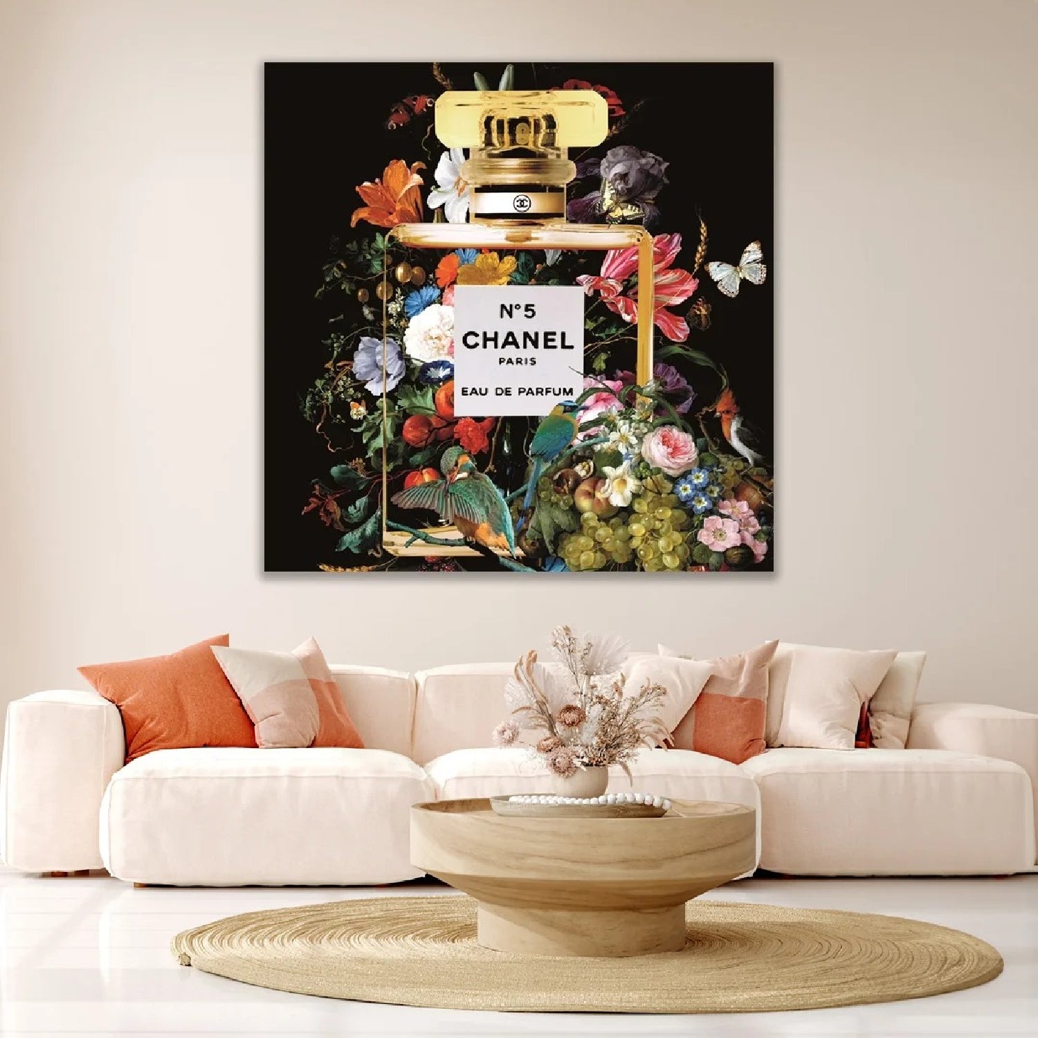 Floral Perfume Bottle Photographic Art | Cobra Art Fleur de Chanel