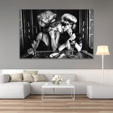 Black & White Women Photographic Art | Cobra Art Kissing Ladies