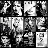Black & White Magazine Collage Photographic Art | Cobra Art Vogue