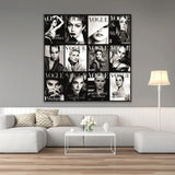 Black & White Magazine Collage Photographic Art | Cobra Art Vogue