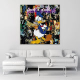 Donald Duck Art Print | Cobra Art Fuck A Duck