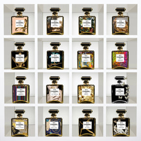 Scent of Life II Luxury Perfume Collage photographic art print by Cobra Art