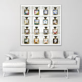 Perfume Bottle Collage Photographic Art | Cobra Art Scent of Life