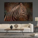 Weathered Zebra Photographic Art | Cobra Art Tranquil