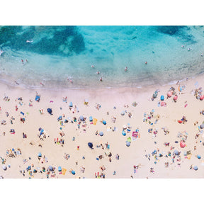 St. Tropez Aerial Beach View photographic art print by Cobra Art