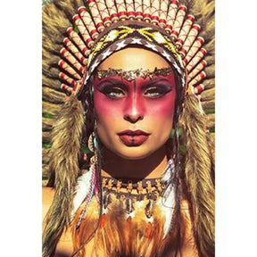 The Warrior Modern Tribal Woman photographic art print by Cobra Art